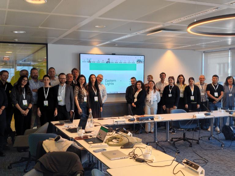 Eastern Lights consortium at the third project meeting in Brussels